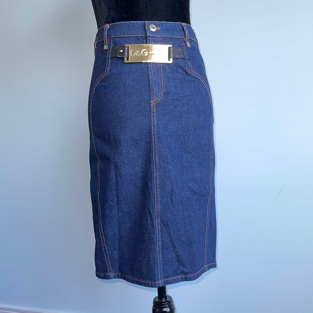 Dolce & Gabbana jean shirt. Size XS.